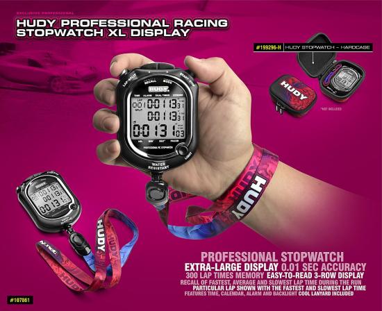 Hudy Professional Racing Stopwatch - XL Display