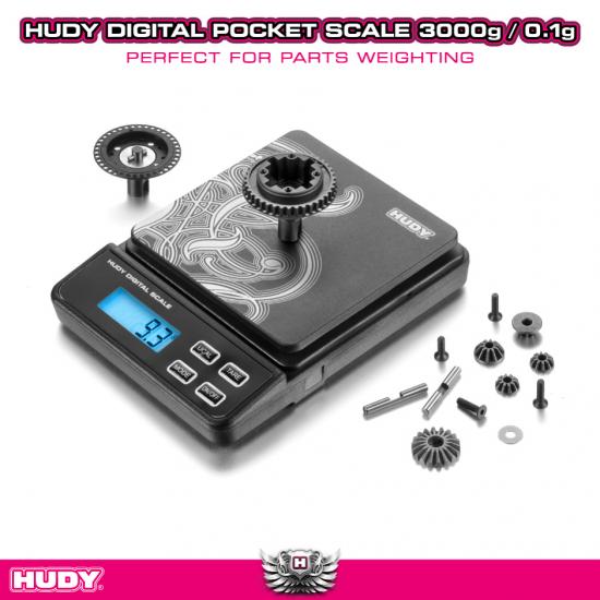 Hudy Professional Digital Pocket Scale - 3000G/0.1G