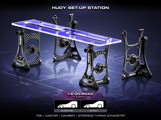 Hudy Set Up Station For 1:8 On Road Cars