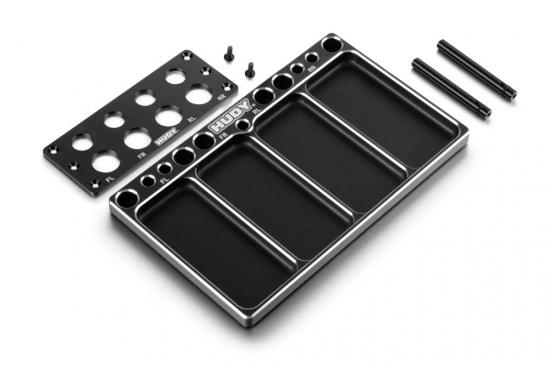 Hudy Aluminium Tray For On-Road Diff + Shocks