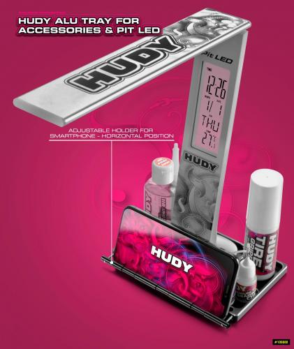 Hudy Aluminium Tray For Accessories + Pit LED
