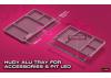 Hudy Aluminium Tray For Accessories + Pit LED