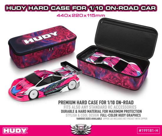 HUDY HARD CASE - 440x220x115MM - 1:10 ON-ROAD CAR