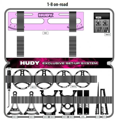Hudy Set Up System Bag For 1:8 On-Road Cars