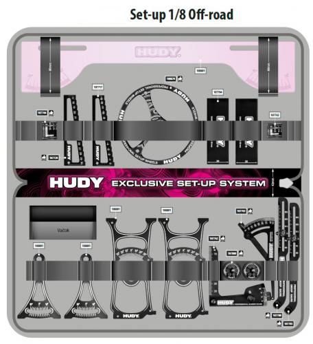 Hudy Set Up System Bag For 1:10 And 1:8 Off-Road Cars And GT