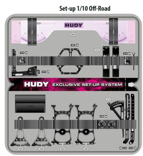 Hudy Set Up System Bag For 1:10 And 1:8 Off-Road Cars And GT