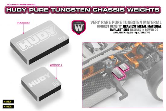 Hudy Pure Tungsten Weight 10G