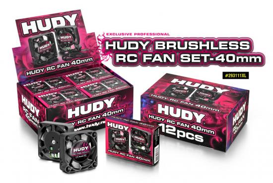 Hudy Brushless RC Fan 40mm - Set Of 12Pcs