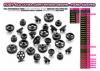 Hudy Aluminium Ultra-Light Pinion Gear - Hard Coated - 56T / 64DP