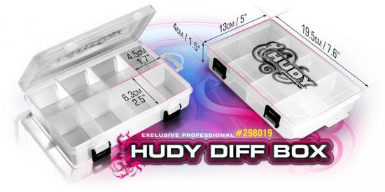 Hudy Diff Parts Hardware Box - 8 Compartments