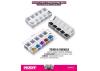 Hudy Tiny Hardware Parts Box - 8 Compartments ** CLEARANCE **