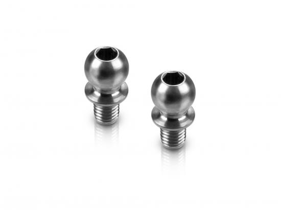 HUDY TITAN BALL STUD D 4.9 / L 4 / S 3.5 / 2mm HEX (2)