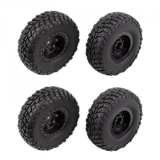 Element RC Enduro12 Wheels + Tyres - Chrome