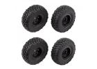 Element RC Enduro12 Wheels + Tyres - Chrome