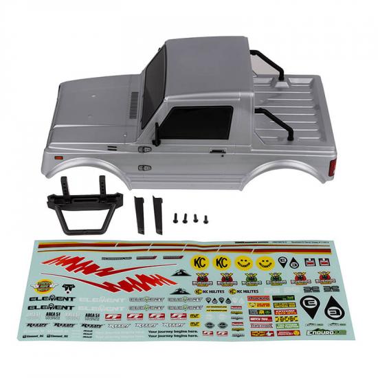 Element RC Enduro12 Bushido Body Set Silver