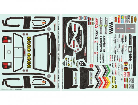 Element RC Enduro Ecto Decal Sheet