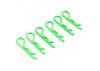 Fastrax 1:8 / 1:5 Transponder Body Clips - Fluorescent Green (6)