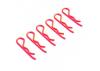 Fastrax 1:8 / 1:5 Transponder Body Clips - Fluorescent Pink (6)