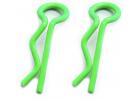 Fastrax Small Body Clips (8) - Green	