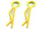 Fastrax Small Body Clips (8) - Yellow