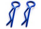 Fastrax Small Body Clips (8) - Metallic Blue