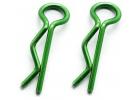 Fastrax Small Body Clips (8) - Metallic Green