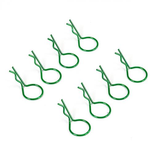 Fastrax Large Body Clips (8) - Metallic Green