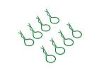 Fastrax Large Body Clips (8) - Metallic Green