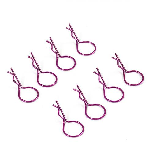 Fastrax Large Body Clips (8) - Metallic Purple