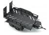 Fastrax Dual Axle Trailer With Ramps + LEDs - Medium 1:12 - 1:18 Scale ** CLEARANCE **