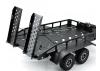 Fastrax Dual Axle Trailer With Ramps + LEDs - Medium 1:12 - 1:18 Scale ** CLEARANCE **