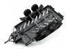Fastrax Dual Axle Trailer With Ramps + LEDs - Medium 1:12 - 1:18 Scale ** CLEARANCE **