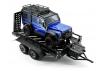 Fastrax Dual Axle Trailer With Ramps + LEDs - Medium 1:12 - 1:18 Scale ** CLEARANCE **