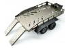 Fastrax Dual Axle Trailer With Ramps + LEDs - Medium 1:12 - 1:18 Scale