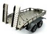 Fastrax Dual Axle Trailer With Ramps + LEDs - Medium 1:12 - 1:18 Scale