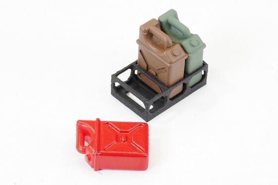 Fastrax 1/24Th Oil Tank Set With Base (3Pc) 14X9.8X5.4mm ** CLEARANCE **