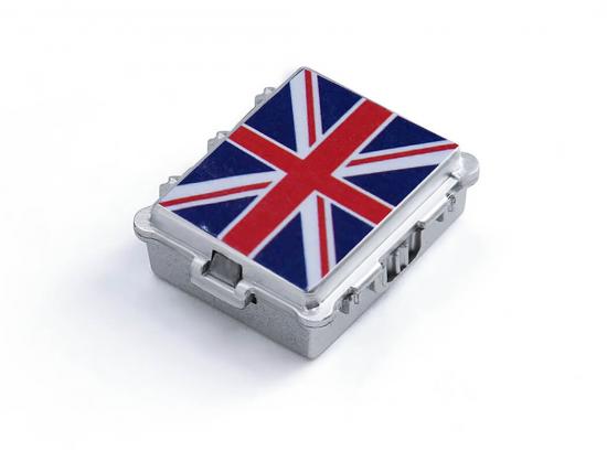 Fastrax 1:18 Rectangular Case With Union Jack Decal 32x18x13mm
