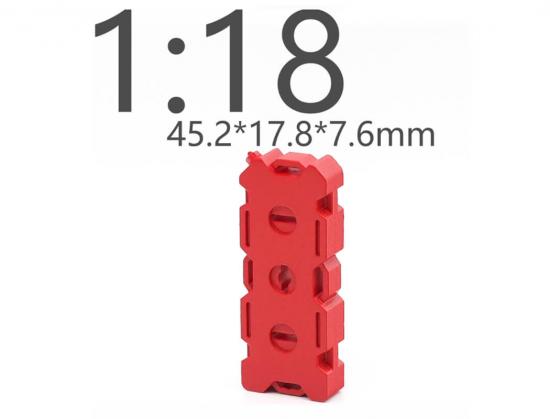 Fastrax 1:18 Red Oil Box 45.2X17.8X7.6mm
