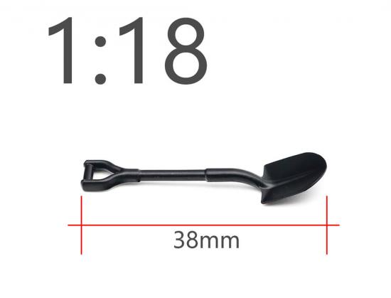 Fastrax 1:18 Scale Metal Shovel 38mm Long