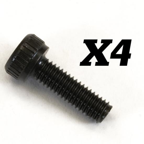 Fastrax Enduro Rear Cover Screws M3 X 8mm (4)