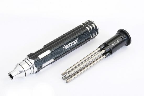 Fastrax Interchangable Hex Driver Set 1.5mm/2.0mm/2.5mm/3.0mm ** CLEARANCE **