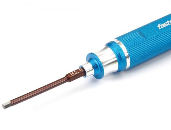 Fastrax 6-Piece Changable Hand Tool 1.5/2.0/2.5/3.0mm/Ph/Flat