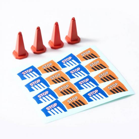 FMS 1:18 Traffic Cone Red (4Pcs)