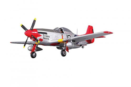 FMS P-51D Mustang V8 1450mm Red Tail - ARTF With Reflex Gyro