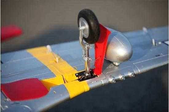 FMS P-51D Mustang V8 1450mm Red Tail - ARTF With Reflex Gyro