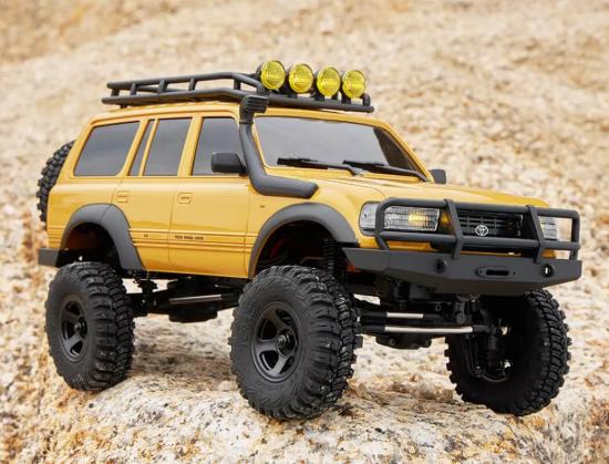 FMS FCX18 Toyota LC80 RTR Scaler - Yellow | RC (Remote Control