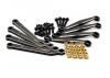 Fastrax FCX24 Black Brass Suspension Link Rods (8Pc)