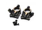 Fastrax FCX24 Black Brass Steering Arm Housing (2Pc)
