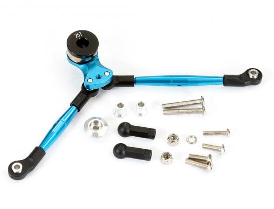 Fastrax Tamiya CW-01 Aluminium Steering Servo Saver Asseembly