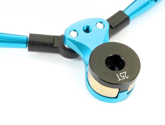 Fastrax Tamiya CW-01 Aluminium Steering Servo Saver Asseembly